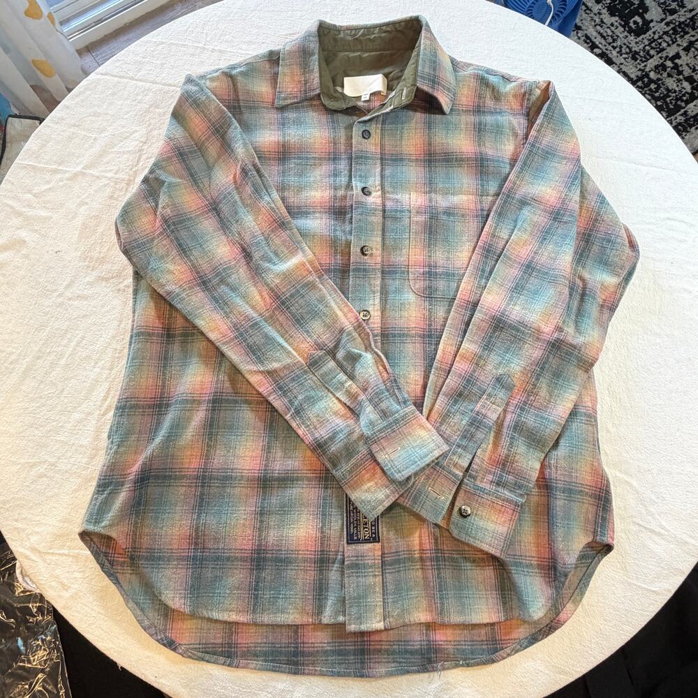 $1200 Maison Margiela X Pendleton flannel shirt Sz 44